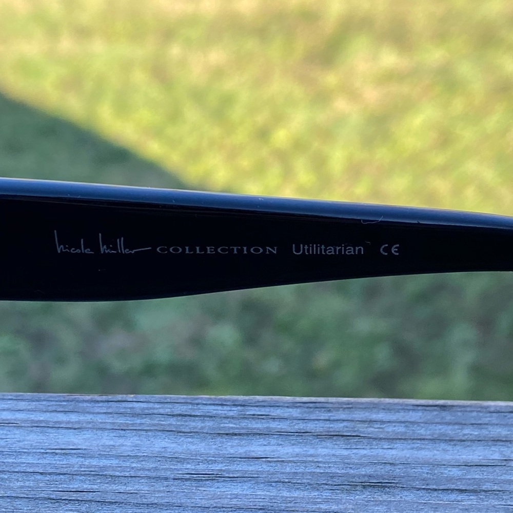 Nicole Miller Utilitarian Black Onyx Sunglasses - Picture 6 of 10